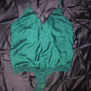 Green body suit tank